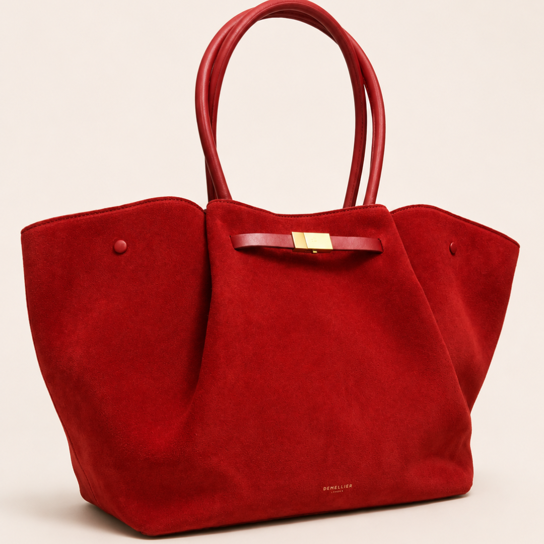 Demellier New York Large Bag - Berry Red